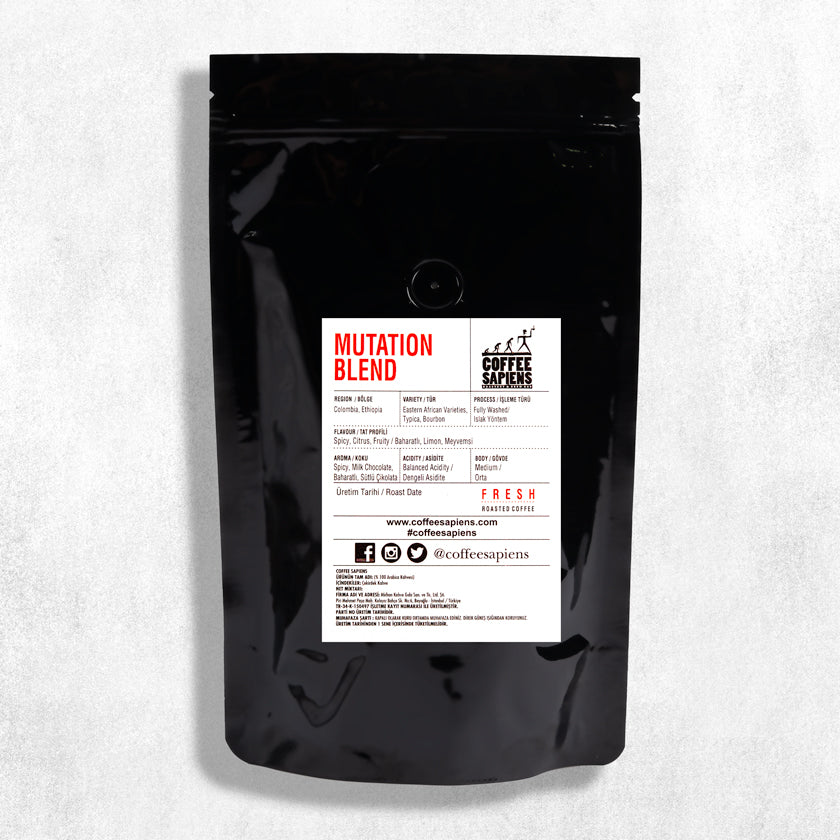 Coffee Sapiens Mutation Blend filtre kahve çekirdeği paketi