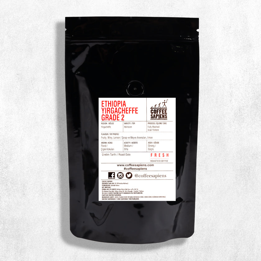 ETHIOPIA YIRGACHEFFE GRADE 2 - Coffee Sapiens 
